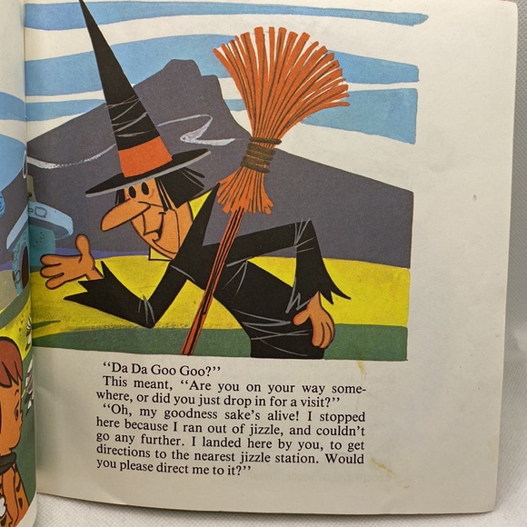 The Flintstones Pebbles and Bamm-Bamm and the Friendly Witch Book & Record 1977 - Picture 4 of 15